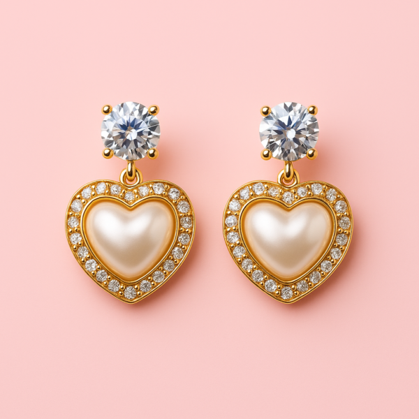 Romantic Heart Drop Earrings