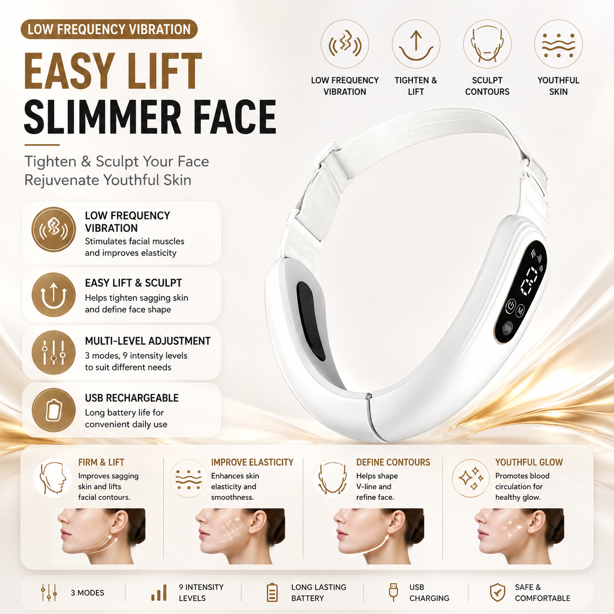 Smart V-Line EMS Face Lift & Chin Massager - Image 4