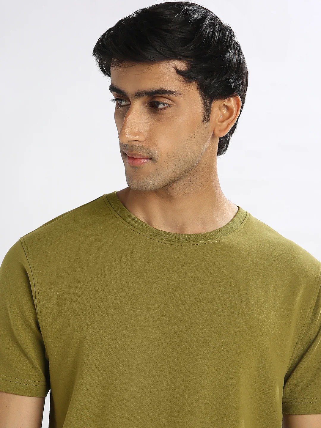 Everyday Premium Moss Green Men T-Shirt - Image 3