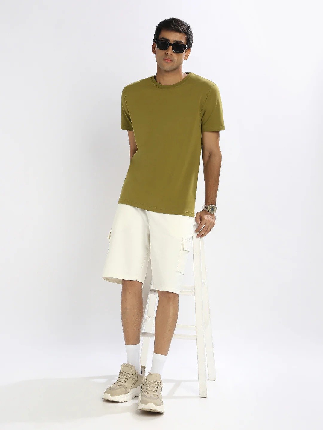 Everyday Premium Moss Green Men T-Shirt - Image 2