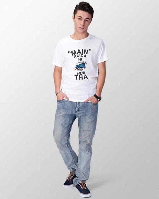 Alternative view of Main Paida Hi Cool Hua Tha Men T-shirt