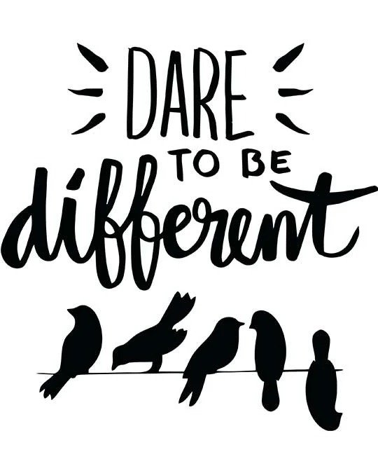Alternative view of Dare To Be Different Women T-shirt