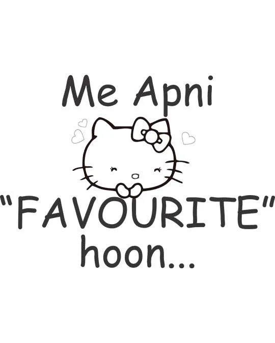 Main Apni Favorite Hu Women T-shirt - Image 4