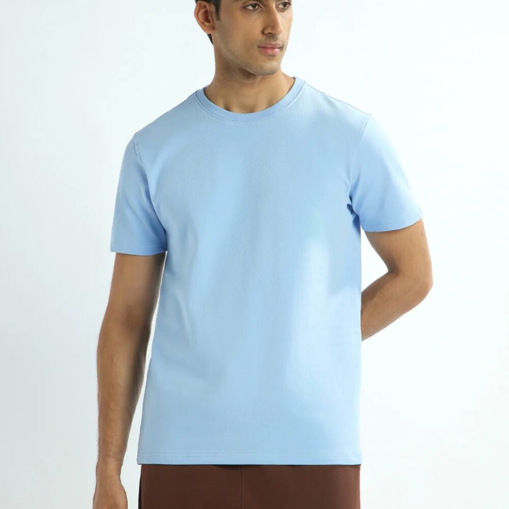 Alternative view of Everyday Premium Powder Blue Men T-Shirt