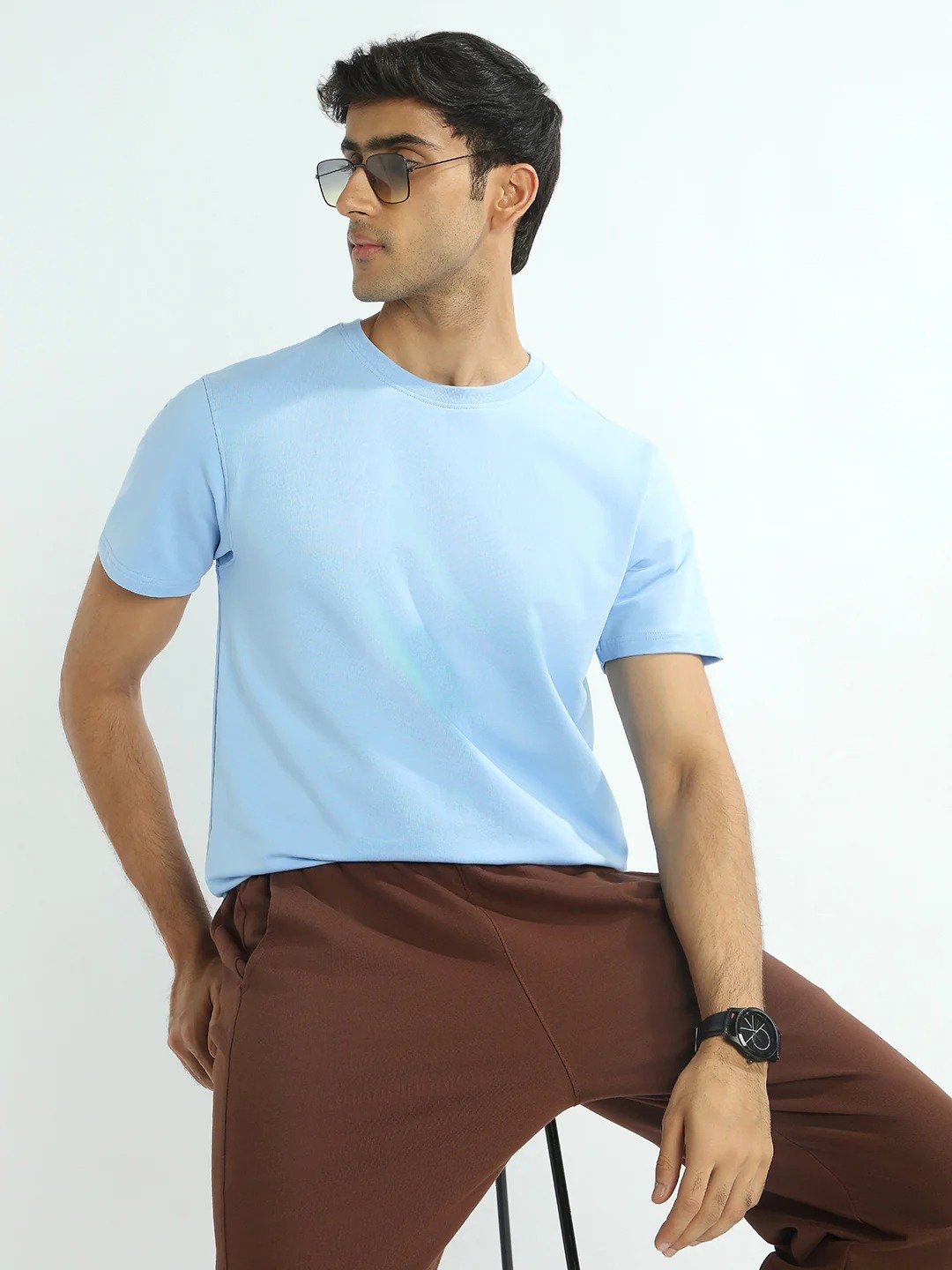 Everyday Premium Powder Blue Men T-Shirt - Image 7