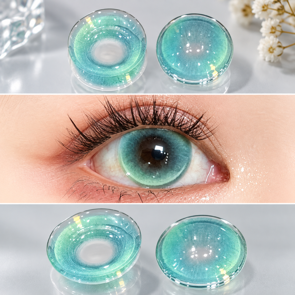 Mint Aqua Contact Lens
