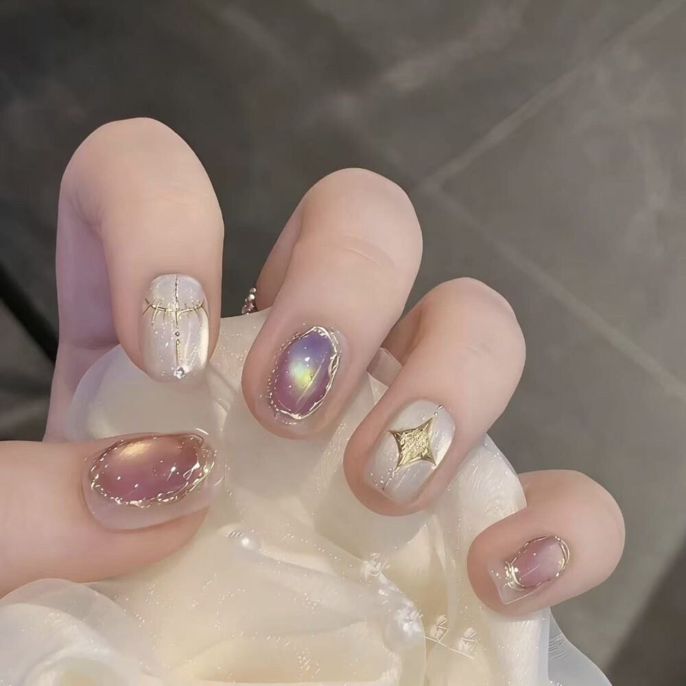 Alternative view of Amara Aurora Luxe Press-On Nail Extensions