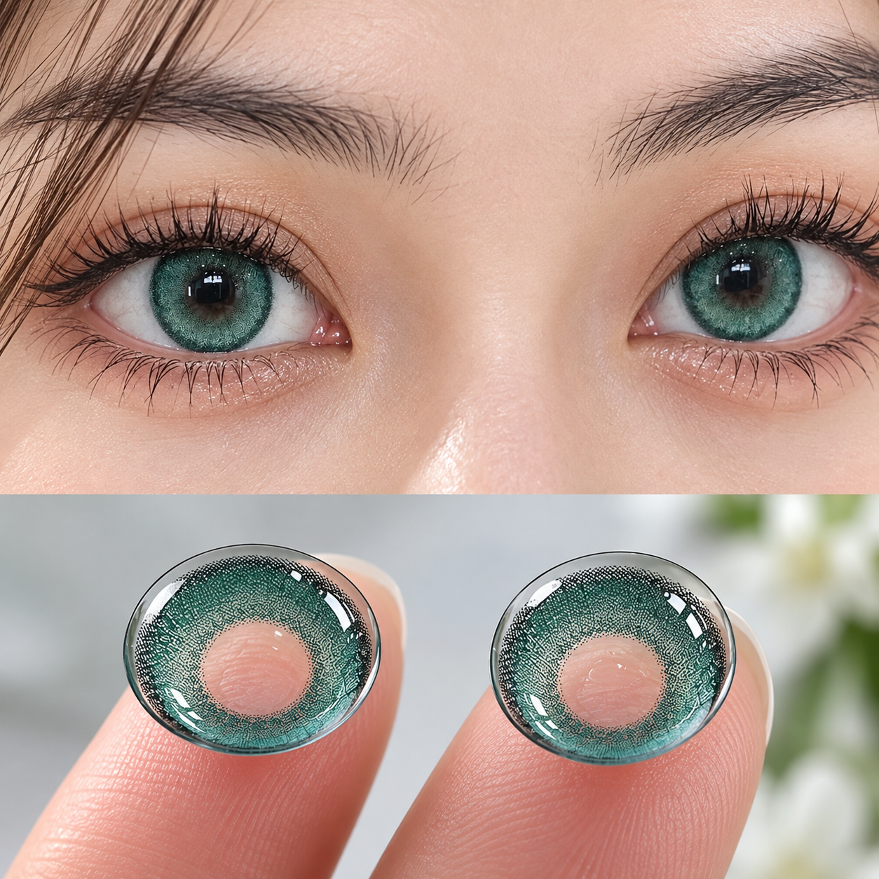 Forest Green Contact Lens - Image 4