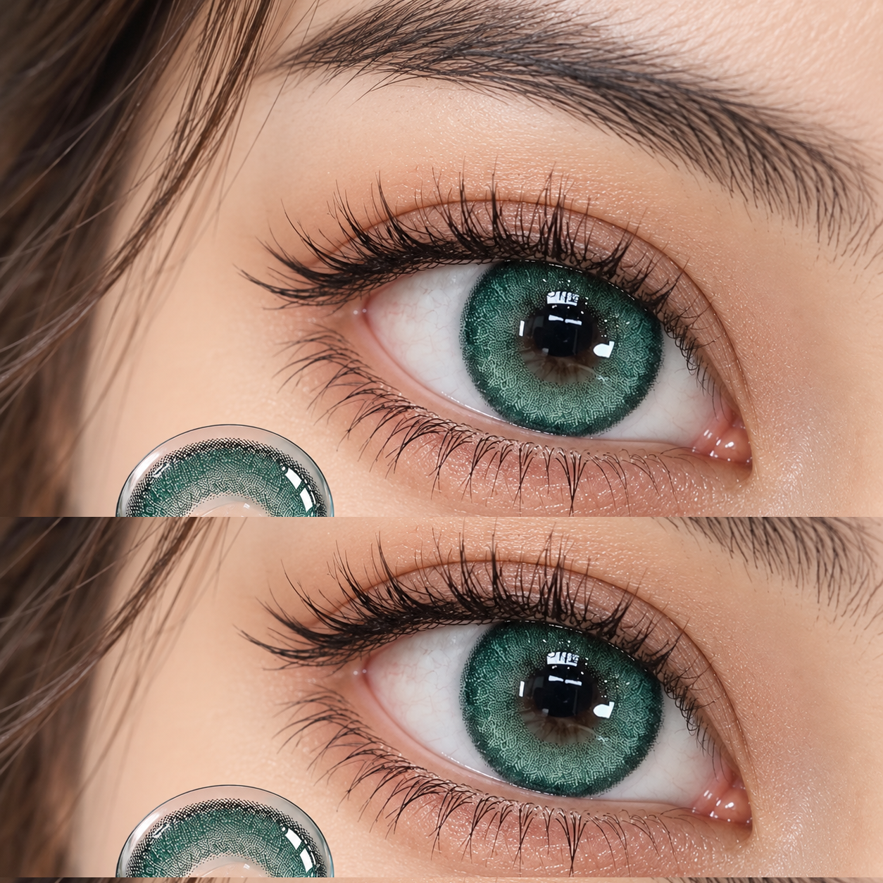 Forest Green Contact Lens