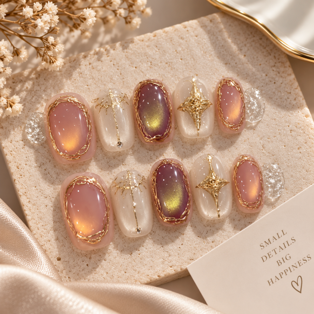 Amara Aurora Luxe Press-On Nail Extensions