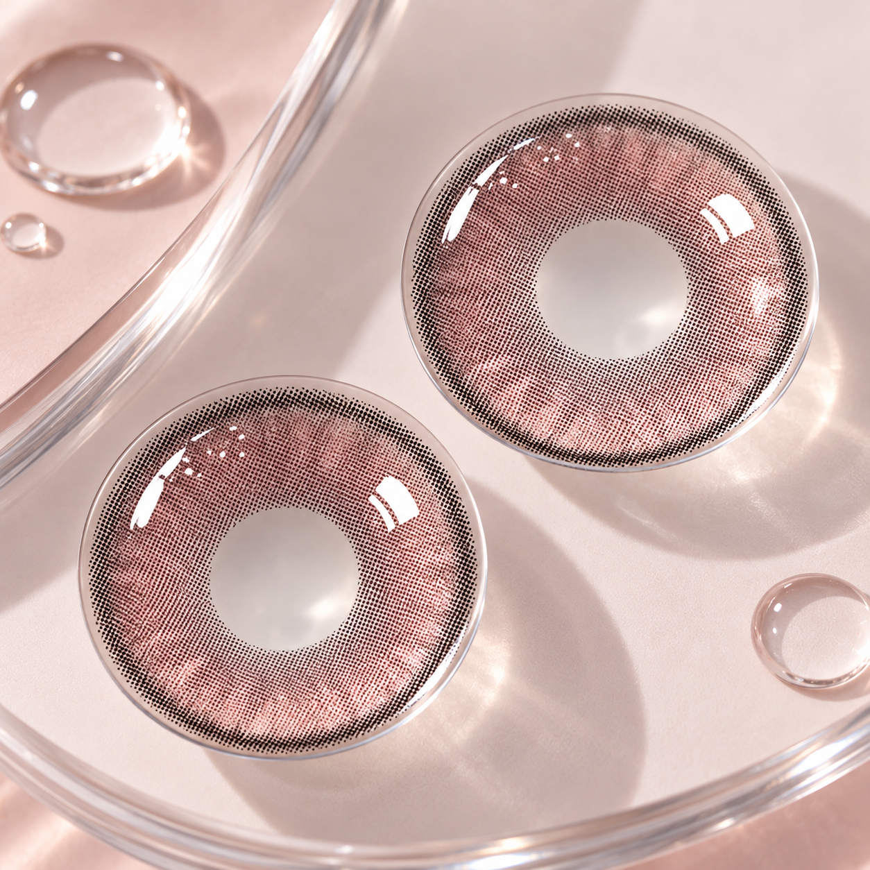 Pastel Rose Contact Lens